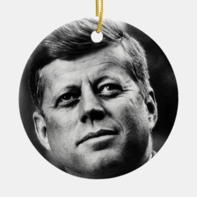 ADORNO DE CERÁMICA J.F.K. (Frente)