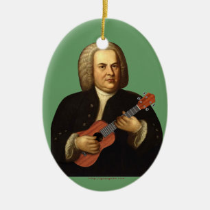 Adorno De Cerámica J.S. Bach en Uke