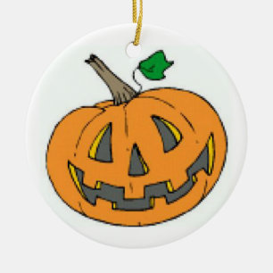 Adorno De Cerámica Jack-o-Linterna
