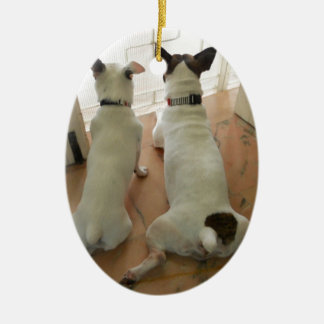 Adorno De Cerámica Jack Russell Terrier