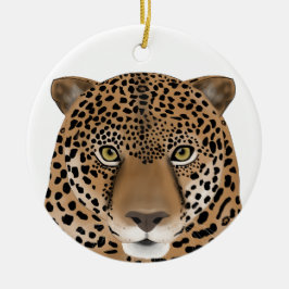 Adorno De Cerámica Jaguar Ornament