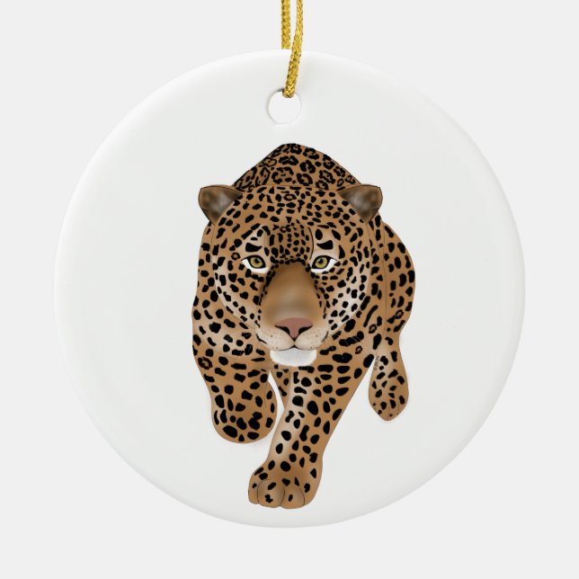 Adorno De Cerámica Jaguar Ornament (Frente)