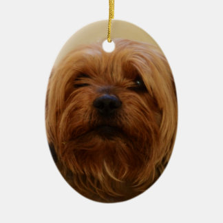 Adorno De Cerámica Jake The Yorkie Terrier