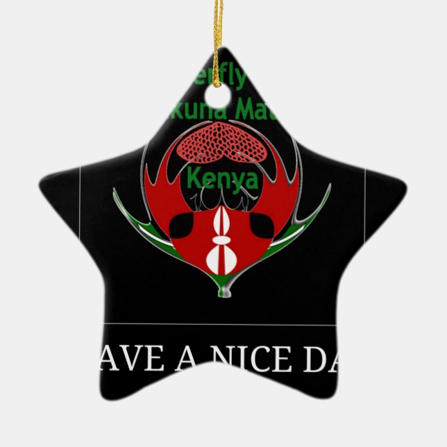 Adorno De Cerámica Jambo Kenya (Frente)