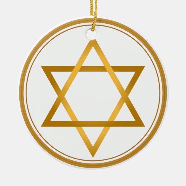 Adorno De Cerámica Jánuca feliz (Frente)