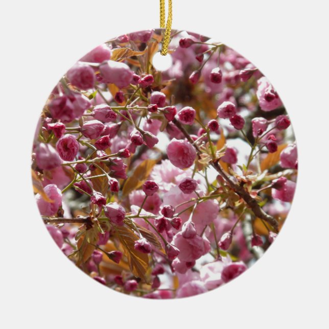 Adorno De Cerámica Japanese Cherry Trees (Frente)