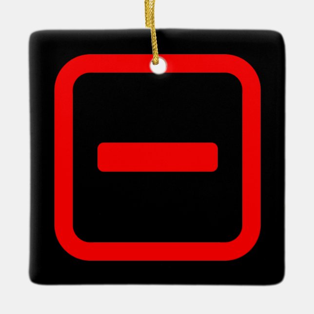 Adorno De Cerámica Japonés Número Uno 一 【Ichi|Kanji (Anverso)