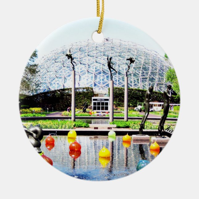 Adorno De Cerámica Jardín Botánico St Louis, St Louis (Frente)