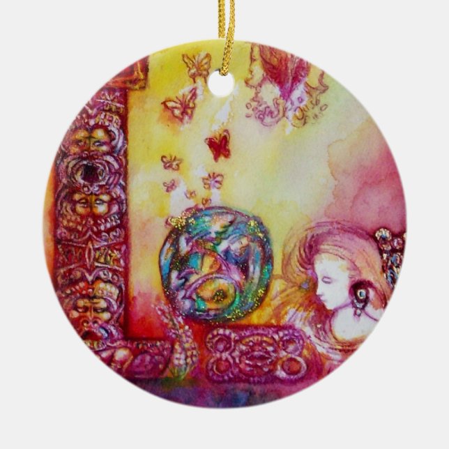 ADORNO DE CERÁMICA JARDÍN DE LA PLANTA DE SOMBRAS PERDIDAS (Frente)