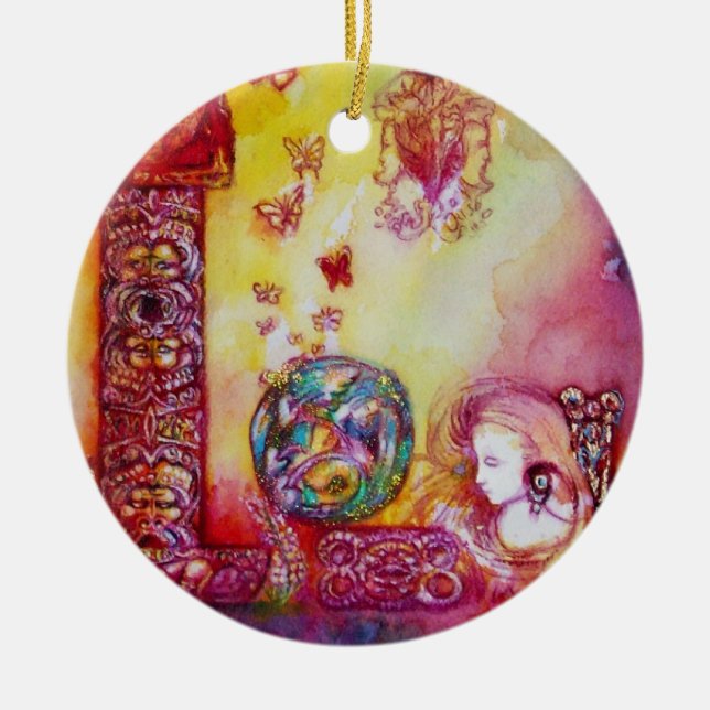 ADORNO DE CERÁMICA JARDÍN DE LA PLANTA DE SOMBRAS PERDIDAS (Frente)