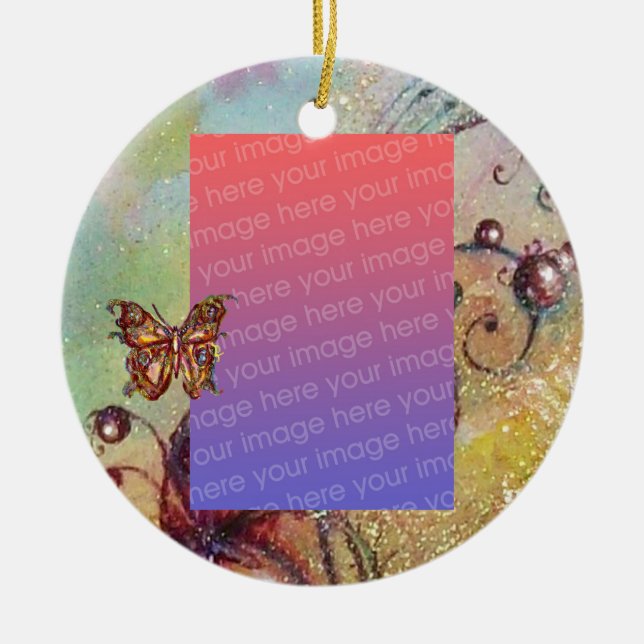 Adorno De Cerámica JARDÍN DE LA Plantilla DE Fotos SOMBRAS PERDIDAS (Frente)