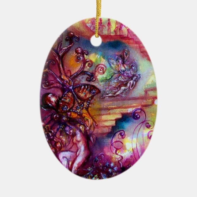 ADORNO DE CERÁMICA JARDÍN DE LAS SOMBRAS PERDIDAS - ESCALONES MÍSTICA (Frente)