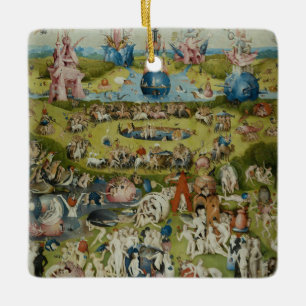 Adorno De Cerámica Jardín de placeres terrestres, 1490-1500