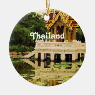 Adorno De Cerámica Jardín del agua de Tailandia