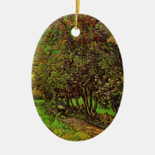 Adorno De Cerámica Jardín del Hospital de Saint-Paul por Vincent van  (Frente)