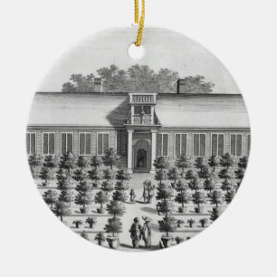 Adorno De Cerámica Jardín holandés, de "De Nederlandze Hesperides"
