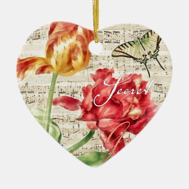 Adorno De Cerámica Jardín secreto (Frente)