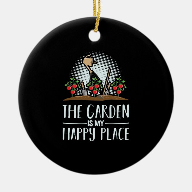 Adorno De Cerámica Jardinería divertida (Frente)