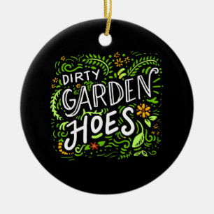 Adorno De Cerámica Jardinería - Sucias Hoes Jardín.