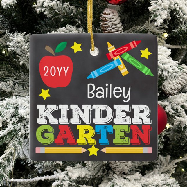Adorno De Cerámica Jardines de infancia Keepsake Chalkboard Niños col (Subido por el creador)