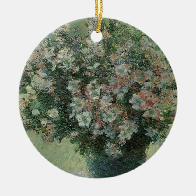 Adorno De Cerámica Jarrón de flores de Claude Monet (Frente)