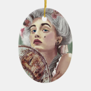 Adorno De Cerámica Je Ne Regrette Rien Ornament