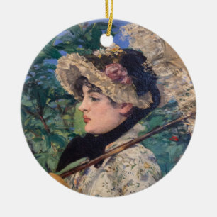 Adorno De Cerámica Jeanne (Primavera) Por Édouard Manet