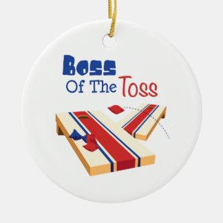 Adorno De Cerámica Jefe de la Toss