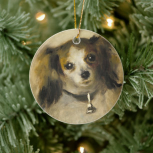 Adorno De Cerámica Jefe de un perro, Auguste Renoir Art
