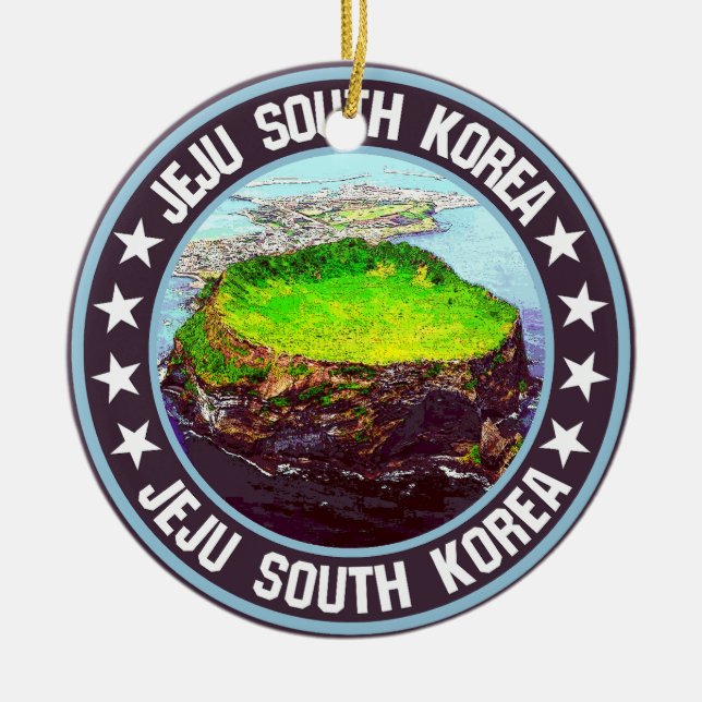 Adorno De Cerámica Jeju (Frente)