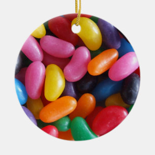 Adorno De Cerámica Jelly Bean Ornament