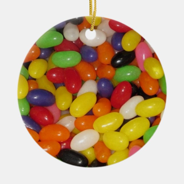 Adorno De Cerámica Jelly Beans (Frente)