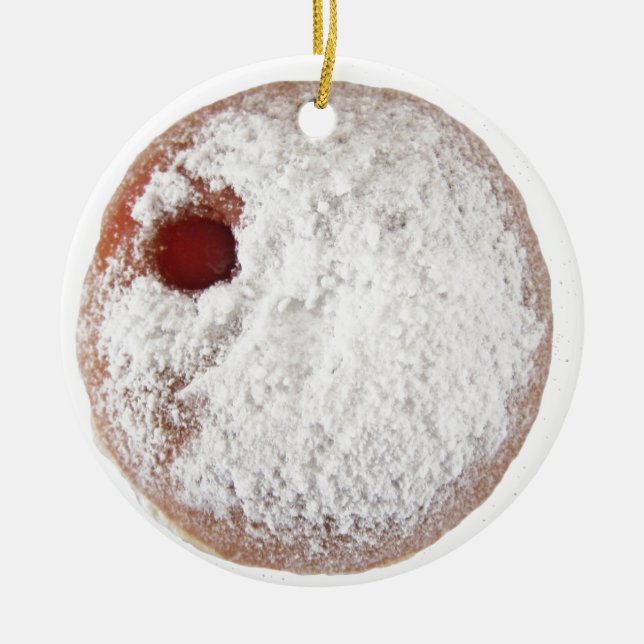 Adorno De Cerámica Jelly Donut (Frente)