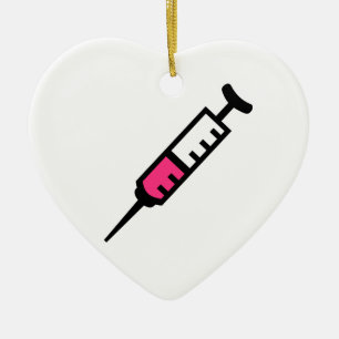Adorno De Cerámica Jeringuilla de la inyección