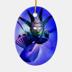 Adorno De Cerámica Jester Ornament
