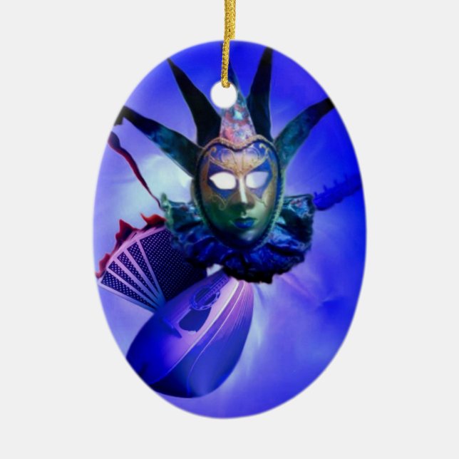 Adorno De Cerámica Jester Ornament (Frente)