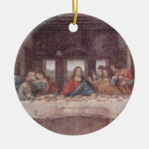 Adorno De Cerámica Jesús en la última cena, Leonardo da Vinci