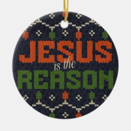 Adorno De Cerámica Jesús es la razón