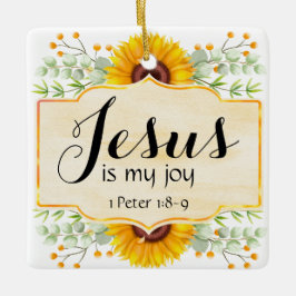 Adorno De Cerámica Jesús es mi alegría