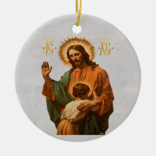 Adorno De Cerámica Jesús hace la elección