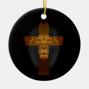 Adorno De Cerámica Jesús León de Judá