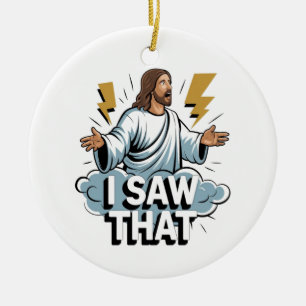 Adorno De Cerámica Jesús lo vi