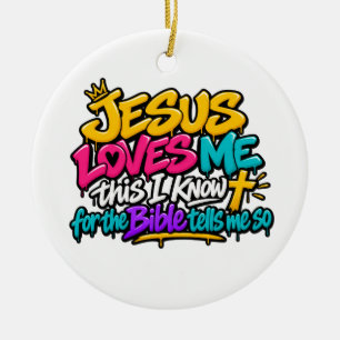 Adorno De Cerámica Jesús me ama