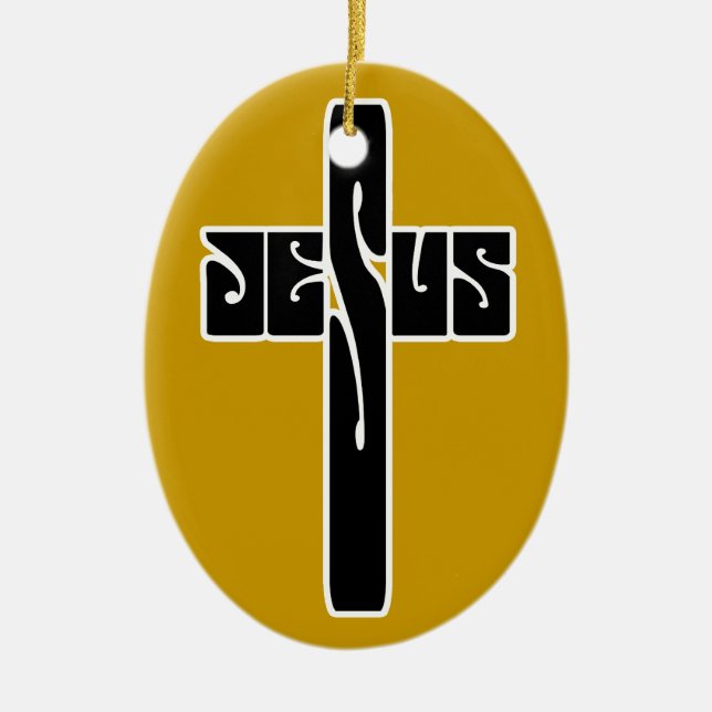 Adorno De Cerámica Jesús Ornament (Frente)
