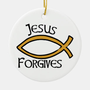Adorno De Cerámica Jesús perdona
