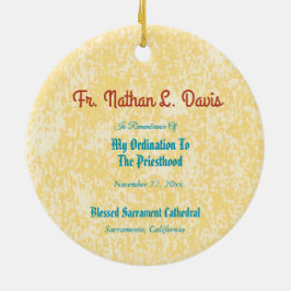 Adorno De Cerámica Jesús sujetando la Eucaristía (SNV 050)