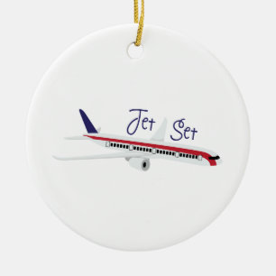 Adorno De Cerámica Jet Set