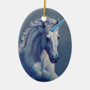 Adorno De Cerámica Jewel el unicornio