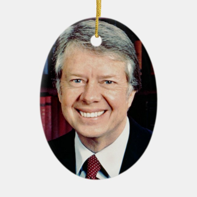 Adorno De Cerámica Jimmy Carter (Frente)