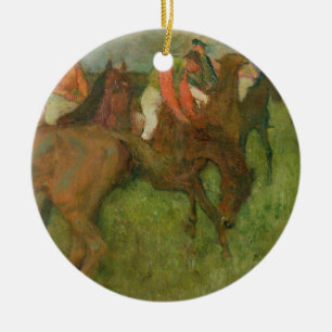 Adorno De Cerámica Jinetes de Edgar Degas el  , 1886-90